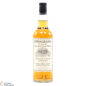 Springbank  21 Year Old 1993 Private Cask 2015