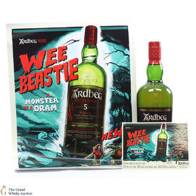 Ardbeg 5 Guaranteed Wee Beastie 2020 Postcard Poster