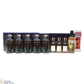 Ncnean Organic Single Malt Batch 1 2 3 4 5 Spirit Set Tbwc 3