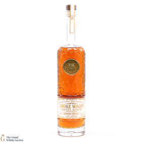Smoke Wagon  Small Batch  Straight Bourbon  Clear Glass