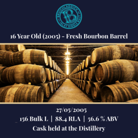 Bruichladdich - 2005 Fresh Bourbon Barrel - 156 Bulk L 56.6% | Held In Bond