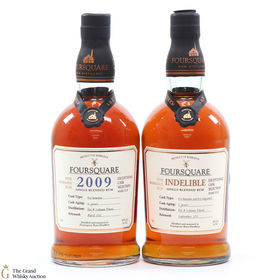 Foursquare  12 Year Old 2009  11 Year Old Indelible 2x70cl