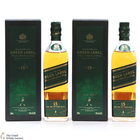 Johnnie Walker 15 Green Label 2 X 20cl