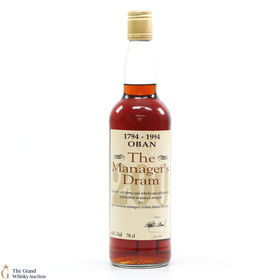 Oban  16 Year Old  The Managers Dram
