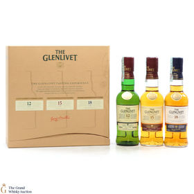 Glenlivet  12 15  18 Year Old Tasting Experience Set 3 x 20cl