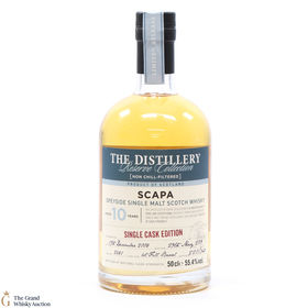 Scapa 10 Single Cask 2681 Speyside Label