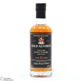 Auld Alfords  Spirit Drink 52 Year Old That Boutiquey Spirit Company Batch 1