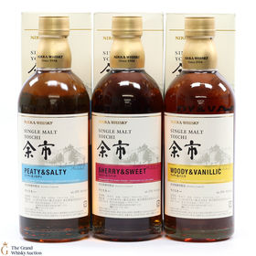 Yoichi  Peaty  Salty Sherry  Sweet Woody  Vanilla 3 x 50cl