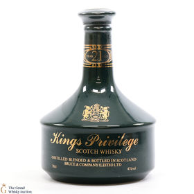 Kings Privilege  21 Year Old Decanter