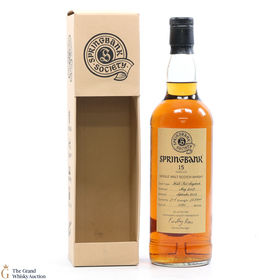 Springbank 15 Fresh Port Hogshead 2003 Society Bottling