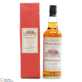 Springbank 2006 Christmas Bottling Amontillado Wood