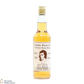 Ben Nevis  Finest Blended  Lochaber Burns Club Cent Burns Supper