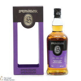 Springbank  18 Year Old  2014