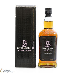 Springbank 18 Pre 2014