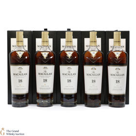 Macallan 18 2018 2022 Sherry Oak 5x70cl