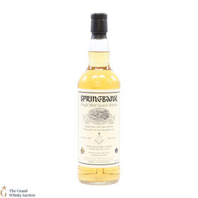 Springbank 1999 Single Cask 303 Millennium Lodge of Good Fellowship