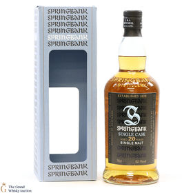 Springbank 20 1995 Fresh Sherry Tok International Barshow 2016
