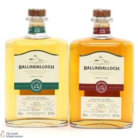 Ballindalloch Distillery Exclusive Single Cask 47 Bourbon 474 Sherry 2 X 50cl