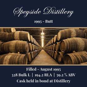 Speyside - 1995 Butt 328 Bulk L 59.2% ABV | Held In Bond at Distillery