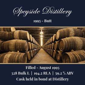Speyside - 1995 Butt 328 Bulk L 59.2% ABV | Held In Bond at Distillery