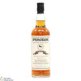 Springbank 8 The Machrihanish Golf Club 140th Anniversary