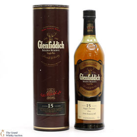 Glenfiddich 15 Year Old Solera Reserve pre2007