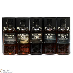 Highland Park Keystones Series 5 X 70cl Hobbister Shiel Quercus Yesnaby Hillhead