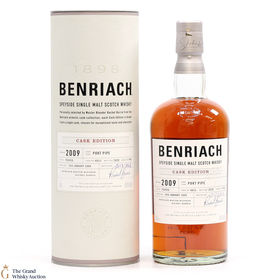 Benriach  11 Year Old 2009 Port Pipe  Cask Edition