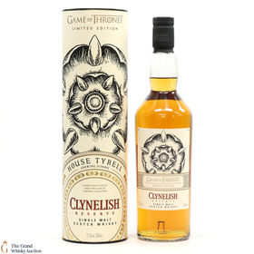 CLYNELISH RESERVE GAME OF THRONES HOUSE TYRELL