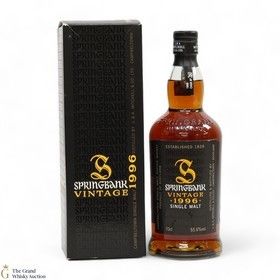 Springbank 1996 Vintage 260 Exclusively For Oddbins