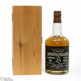 Springbank 18 Cadenhead S 1973 Rum Butt 1991