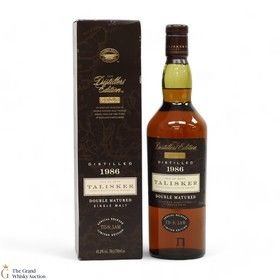 Talisker 1986 Distillers Edition First Release