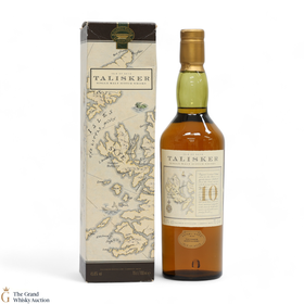 Talisker 10 Map Label Circa 1990 S