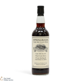 Springbank Cask 341 1993 Fresh Sherry 2018