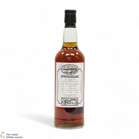 Springbank 12 2000 Fresh Sherry Open Day 2012 Signed