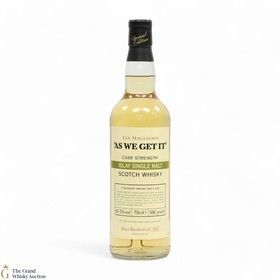 Islay Single Malt  As We Get It  Cask Strength Ian MacLeod
