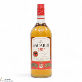Bacardi 151 Proof Puerto Rican Rum 755