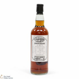 Springbank 12 2000 Fresh Sherry Open Day 2012