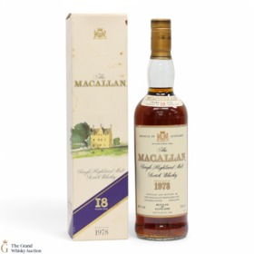 Macallan 18 Year Old 1978