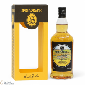 Springbank 16 September 1999 Local Barley January 2016
