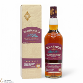 Tamnavulin Red Wine Cask Edition Spanish Grenache Distillery Baggers Charity Lot