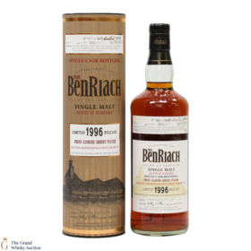 Benriach 18 3607 1996 Single Cask Pedro Ximenez Finish
