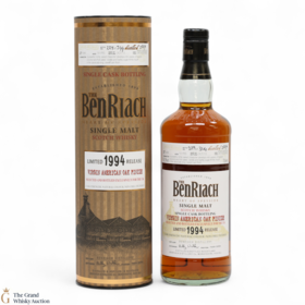 Benriach 19 1994 Single Cask American Virgin Oak Finish