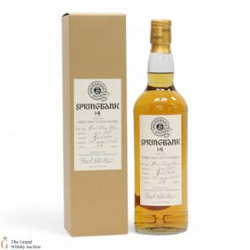 Springbank  14 Year Old 1995 Sherry Pipe 2010 Society Cask Bottling