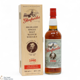Glenfarclas  1990 The Spirit of Independence  Thomas Carlyle Edition No21