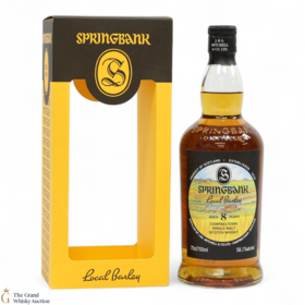 Springbank  8 Year Old  July 2016 Local Barley December 2024