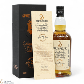 Springbank 27 Countdown Collection 2023