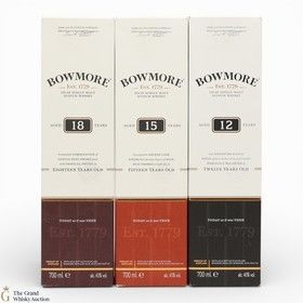 Bowmore 12 15 18 3 X 70cl