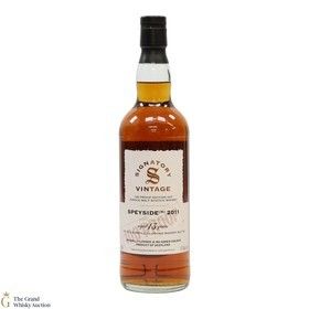 Speyside 13 2011 1st Fill Refill Oloroso Sherry Butt Signatory Vintage 100 Proof Edition 27