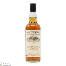 Springbank 15 Year Old 2000 Cask Strength 43 2 2015 Private Bottling